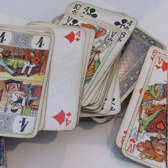 Vtg French Jeu de Tarots Super Luxe 78 Cartes Platnik 1995 with Official Guide - Picture 8 of 10